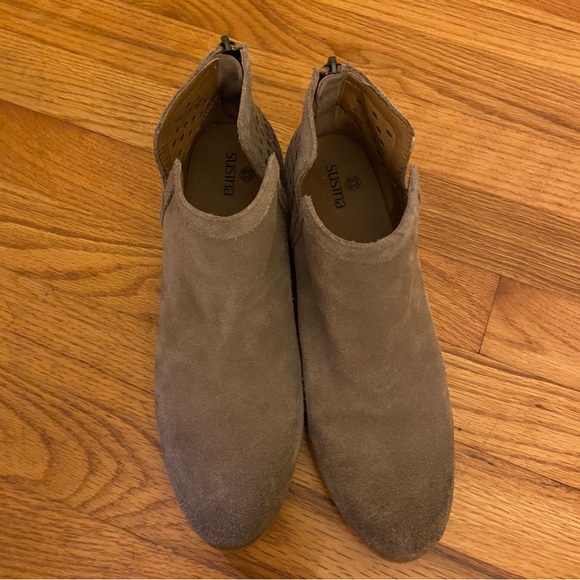 Susina Gray Booties Size 7M - Picture 4 of 7